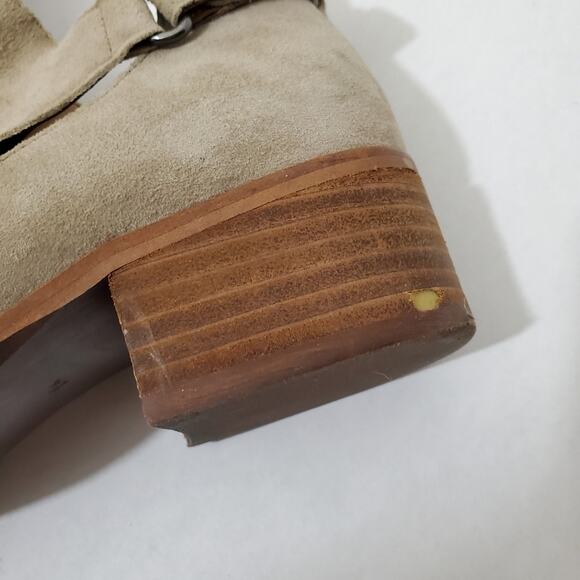 Sam Edelman | Pierson Suede Ankle Booties with Ladder Slit Design - Picture 9 of 16